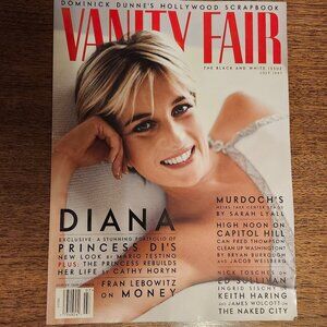 VANITY Fair Princess Diana July 1997 Issue The black and white issue Magazine